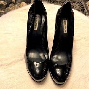 Parent leather heels